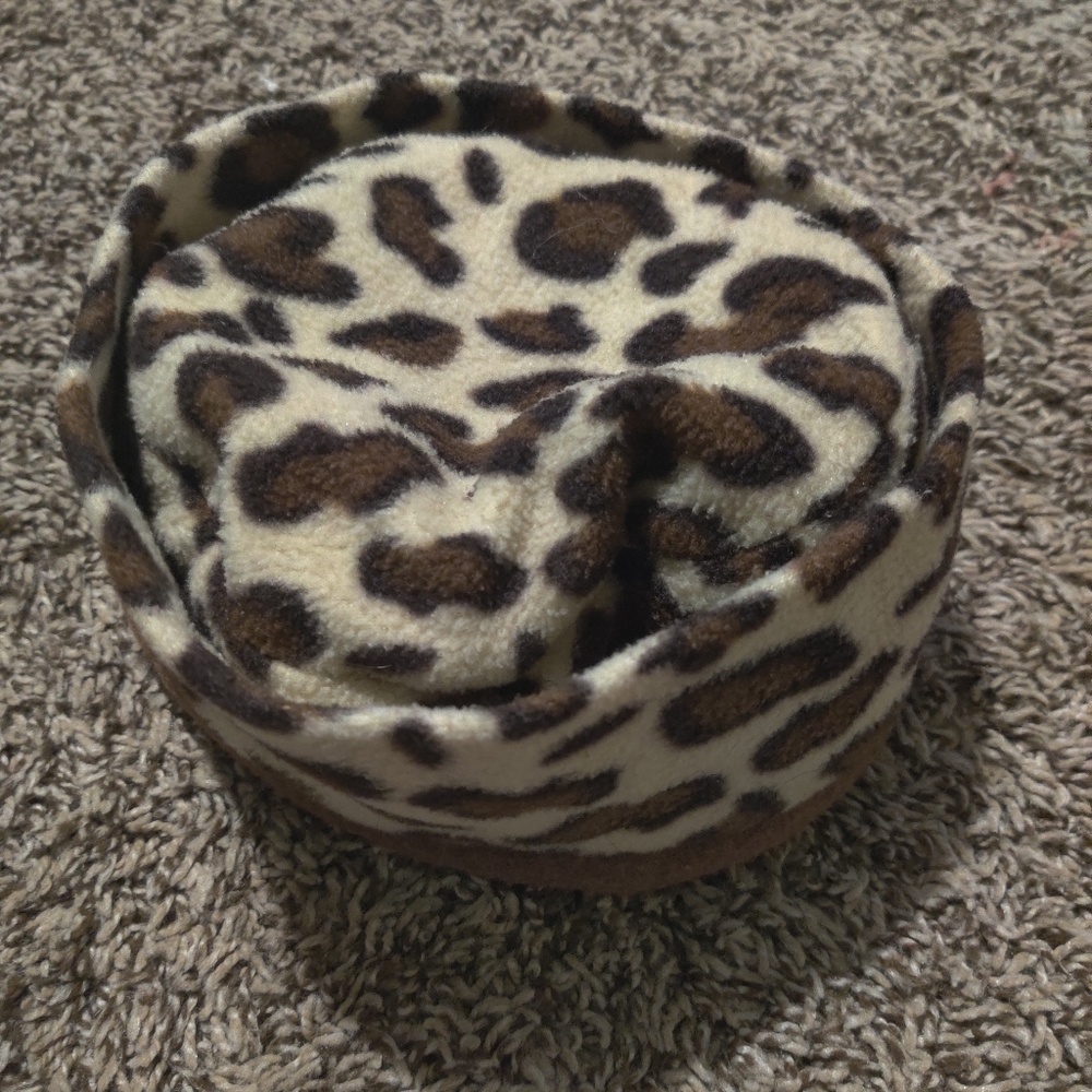 Cheetah print toeboggin